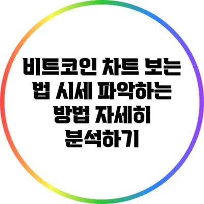비트코인 차트 보는 법: 시세 파악하는 방법 자세히 분석하기